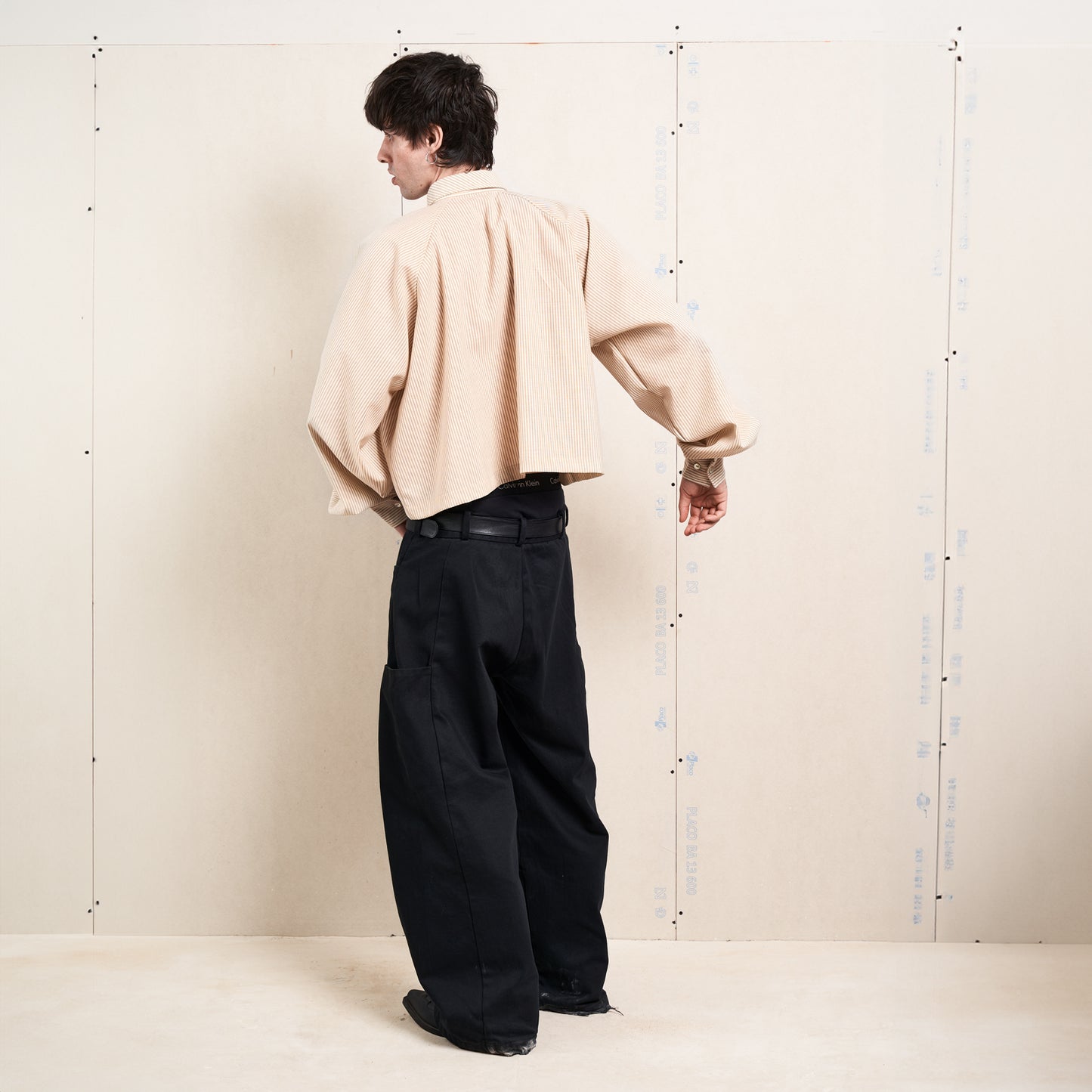 BROWN OXFORD UF SHIRT