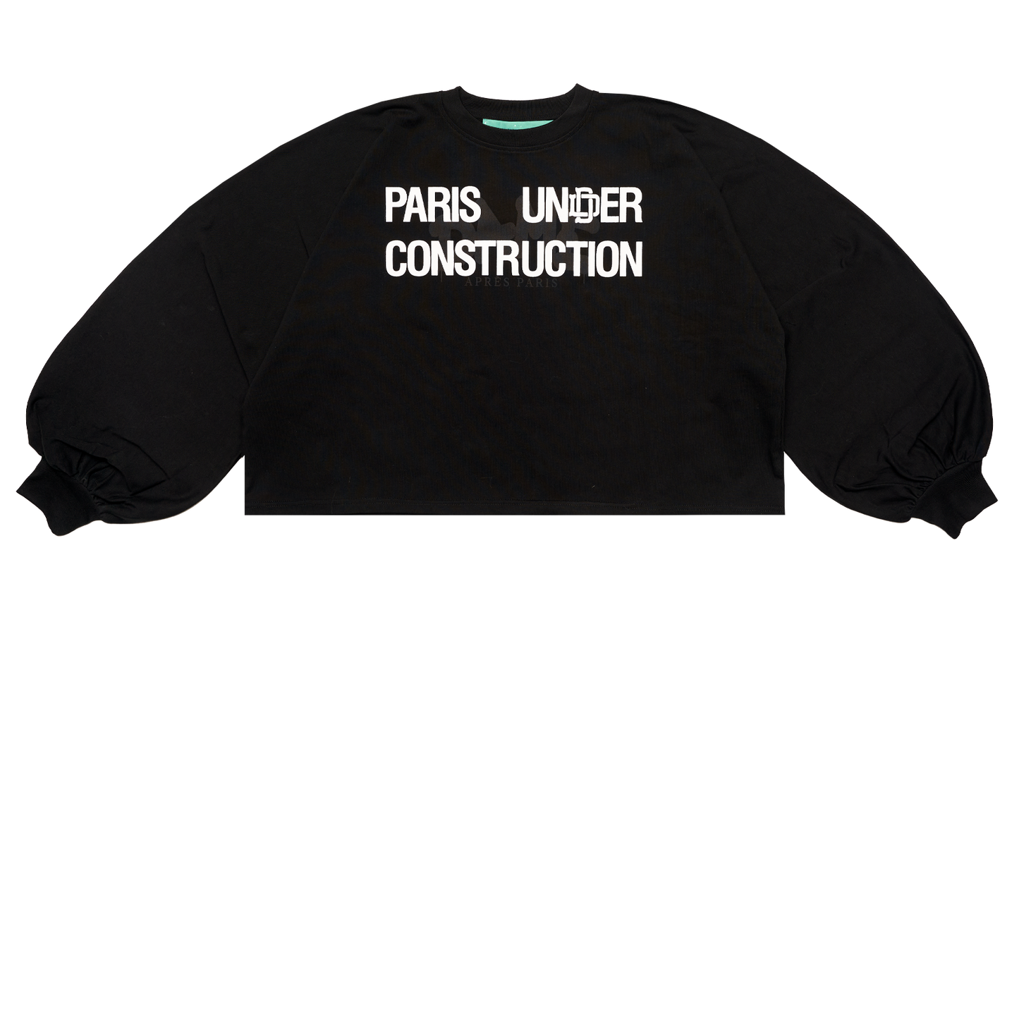 PARIS UNDER CONSTRUCTION BLACK UNIFORM LS TSHIRT