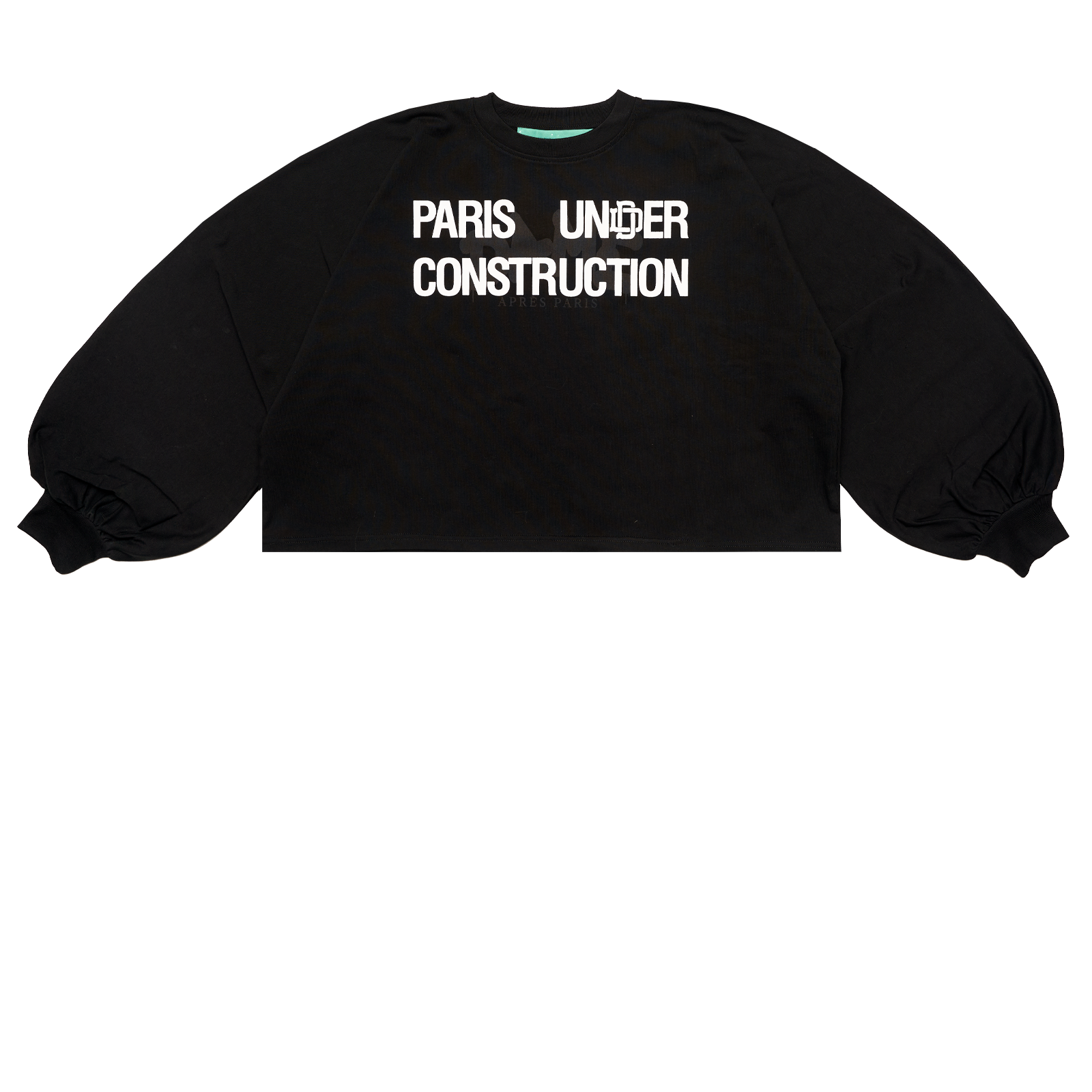 PARIS UNDER CONSTRUCTION BLACK UNIFORM LS TSHIRT