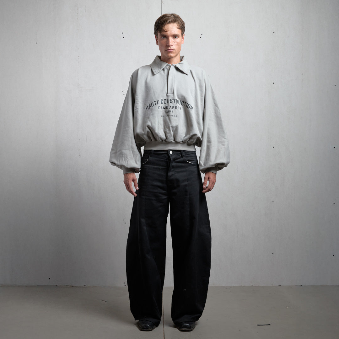 GRAY HAUTE CONSTRUCTION UNIFORM COLLAR