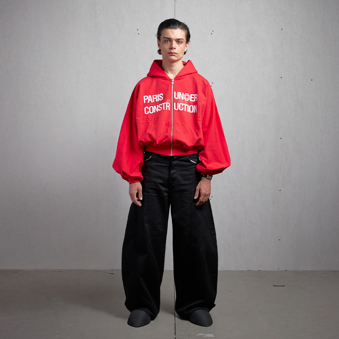 RED UNIFORM ZIPPER