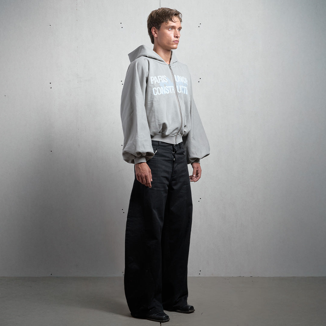 GRAY UNIFORM ZIPPER