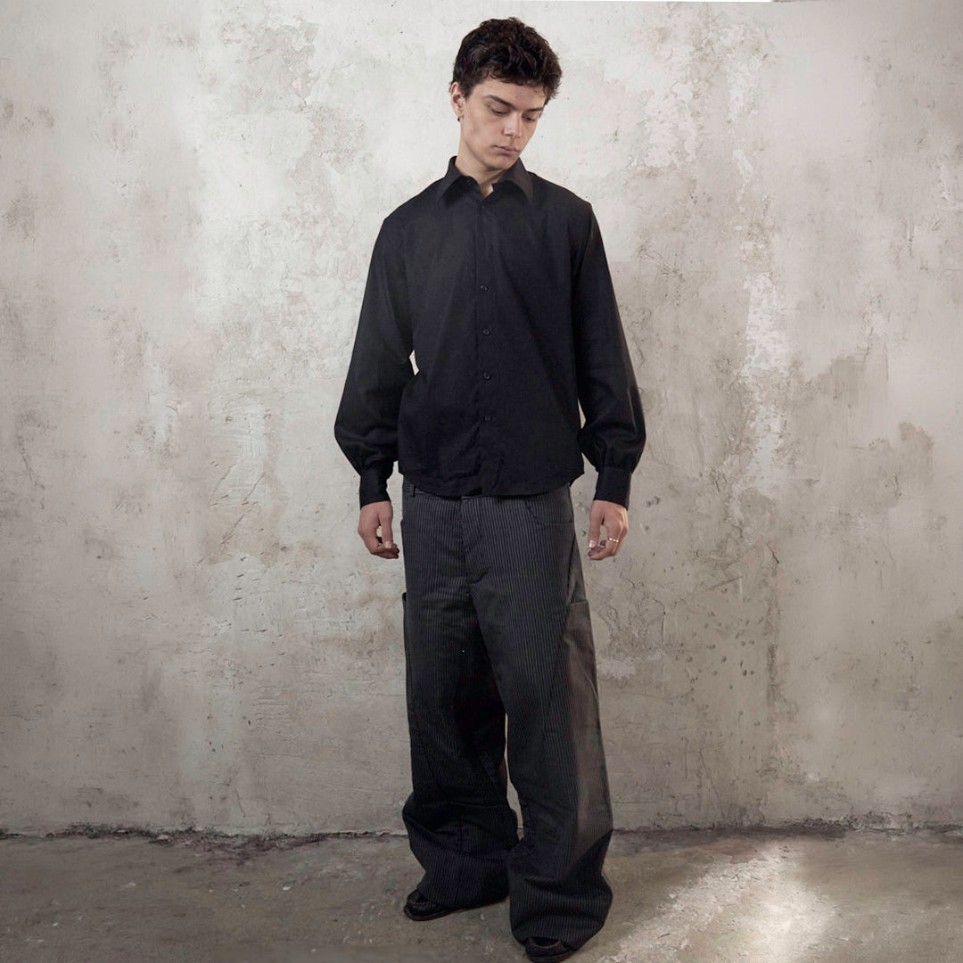 BLACK TAILOR SHIRT