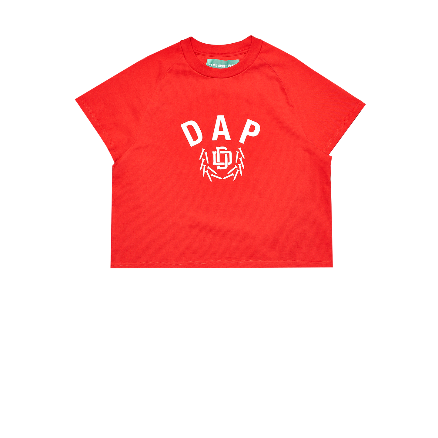 RED DAP RANGLAN BABY TSHIRT