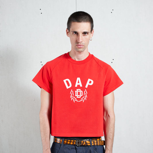 RED DAP RANGLAN BABY TSHIRT