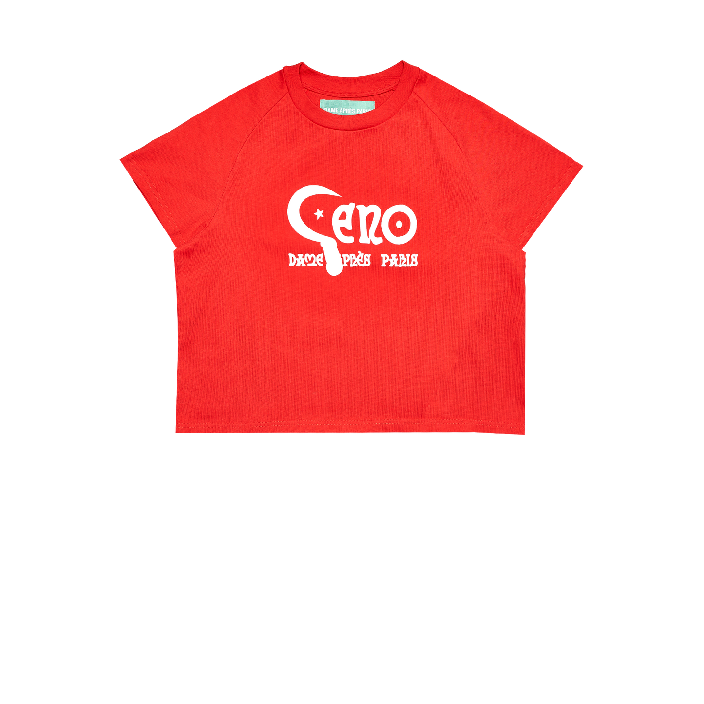 RED GENO RANGLAN BABY TSHIRT