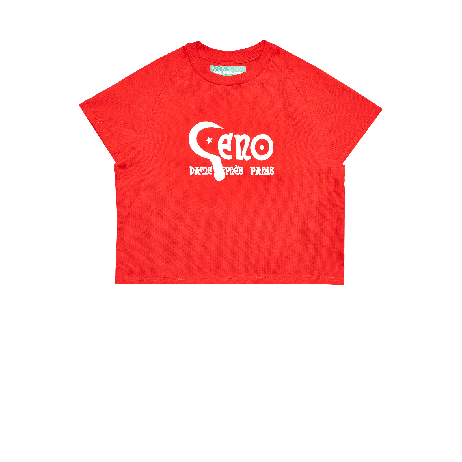 RED GENO RANGLAN TSHIRT
