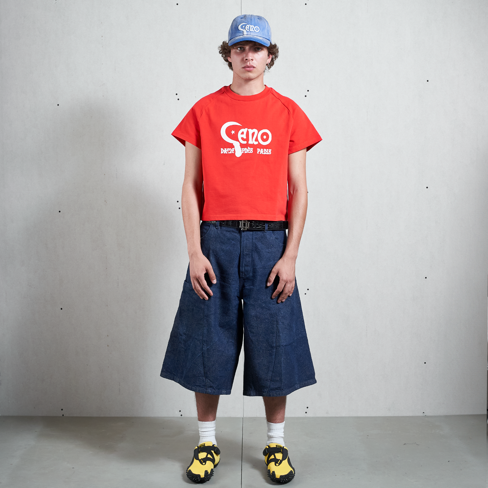 RED GENO RANGLAN TSHIRT