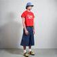 RED GENO RANGLAN BABY TSHIRT