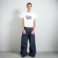 WHITE GENO RANGLAN BABY TSHIRT