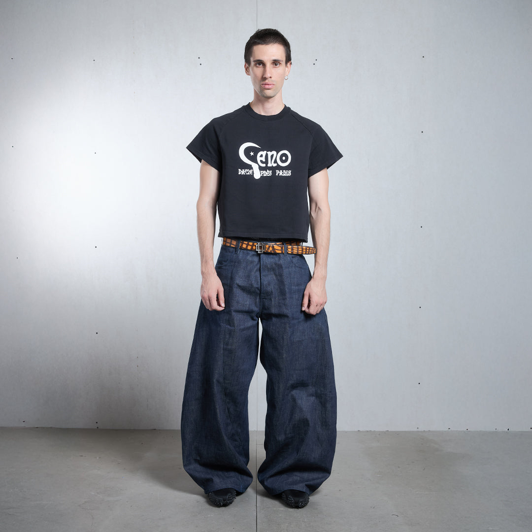 BLACK GENO RANGLAN BABY TSHIRT