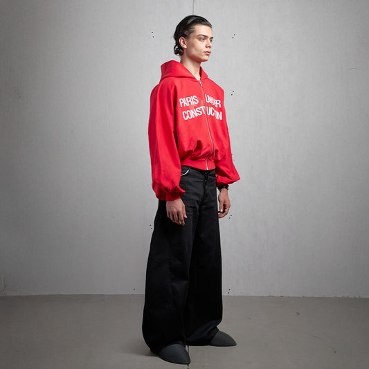 RED UNIFORM ZIPPER