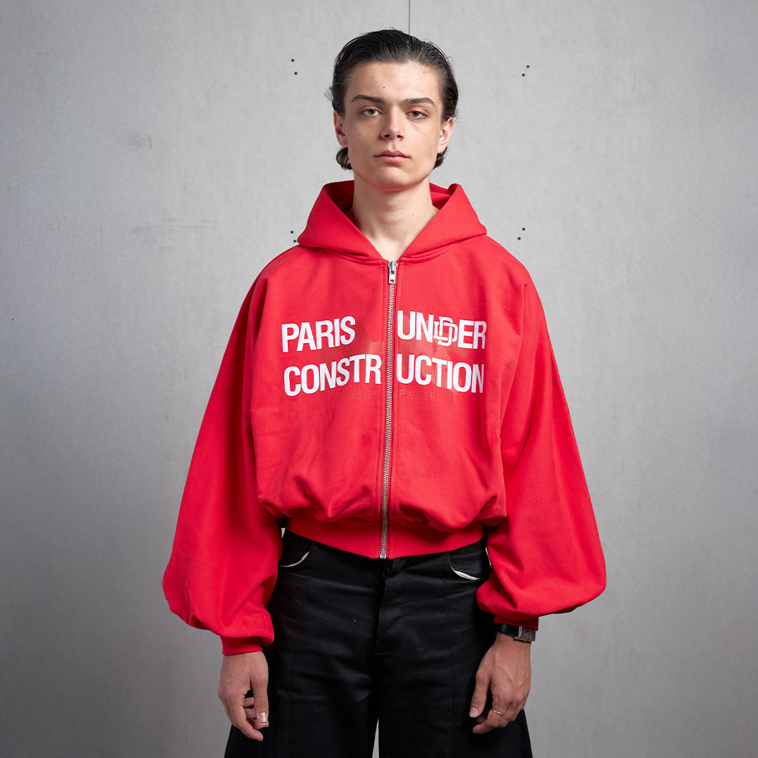 RED UNIFORM ZIPPER
