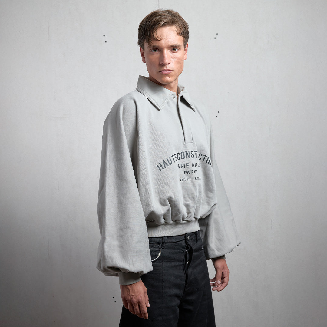 GRAY HAUTE CONSTRUCTION UNIFORM COLLAR