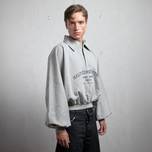 GRAY HAUTE CONSTRUCTION UNIFORM COLLAR