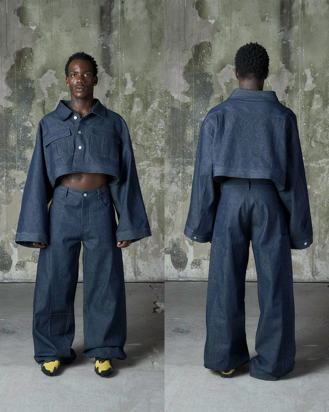 DENIM JACKET RUNWAY SAMPLE