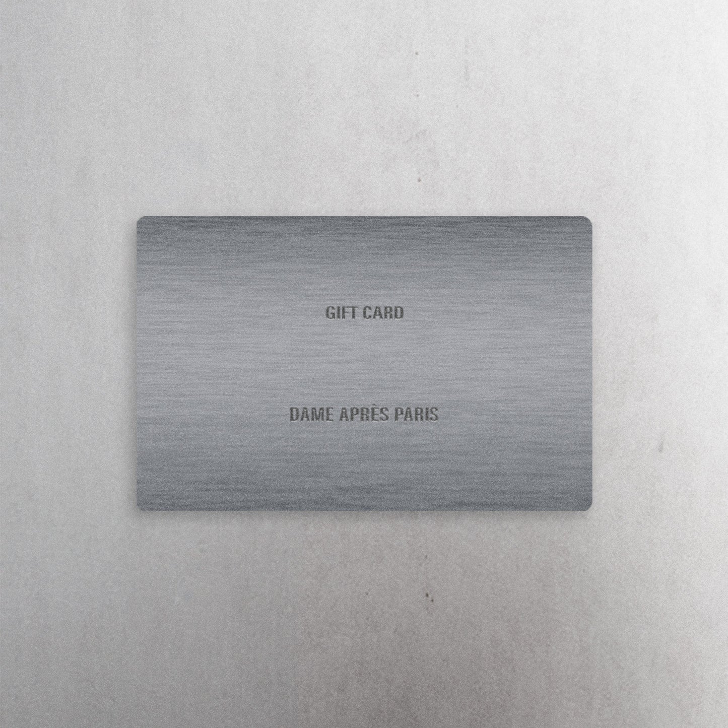 DAME APRÈS PARIS GIFTCARD