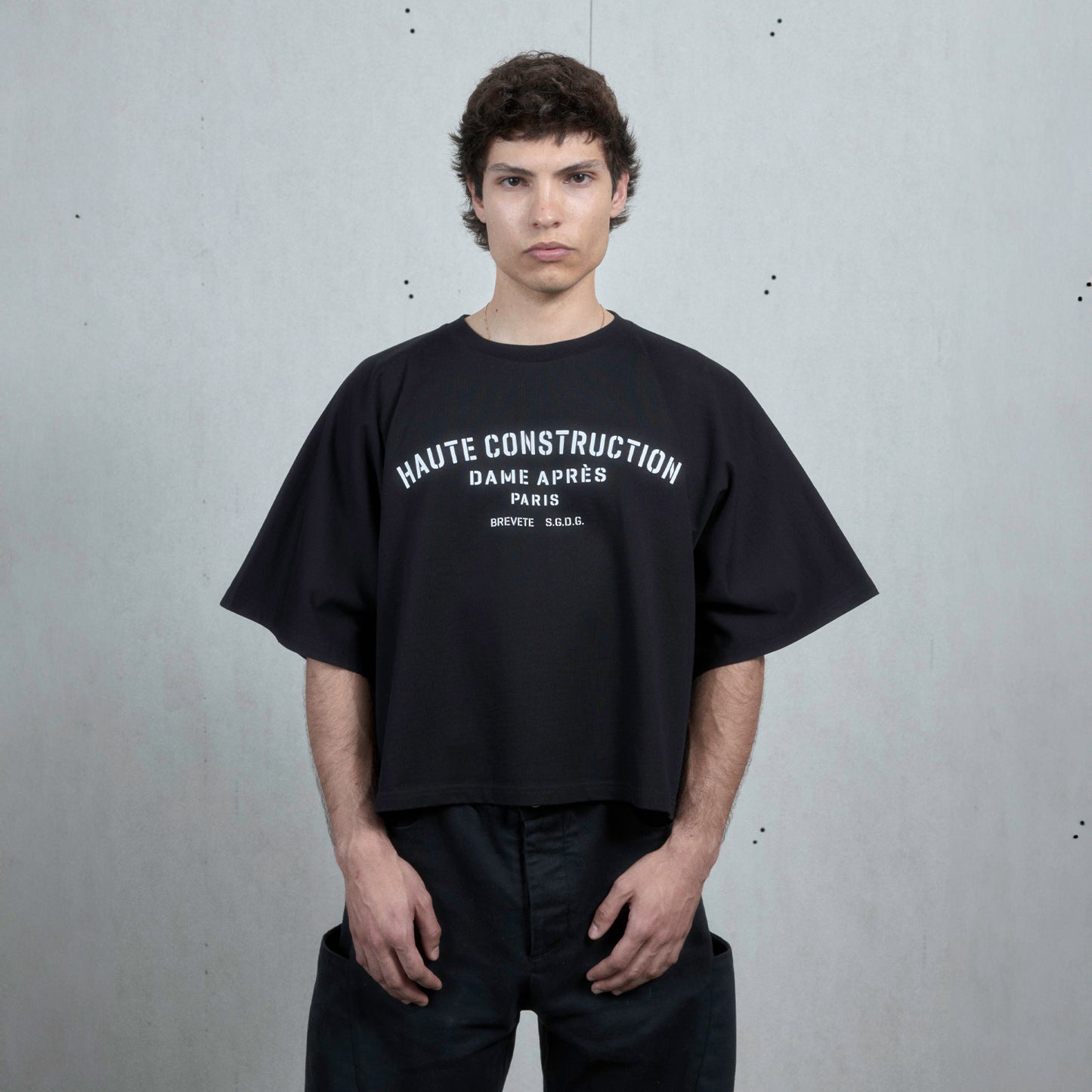 HAUTE CONSTRUCTION BLACK UF TSHIRT