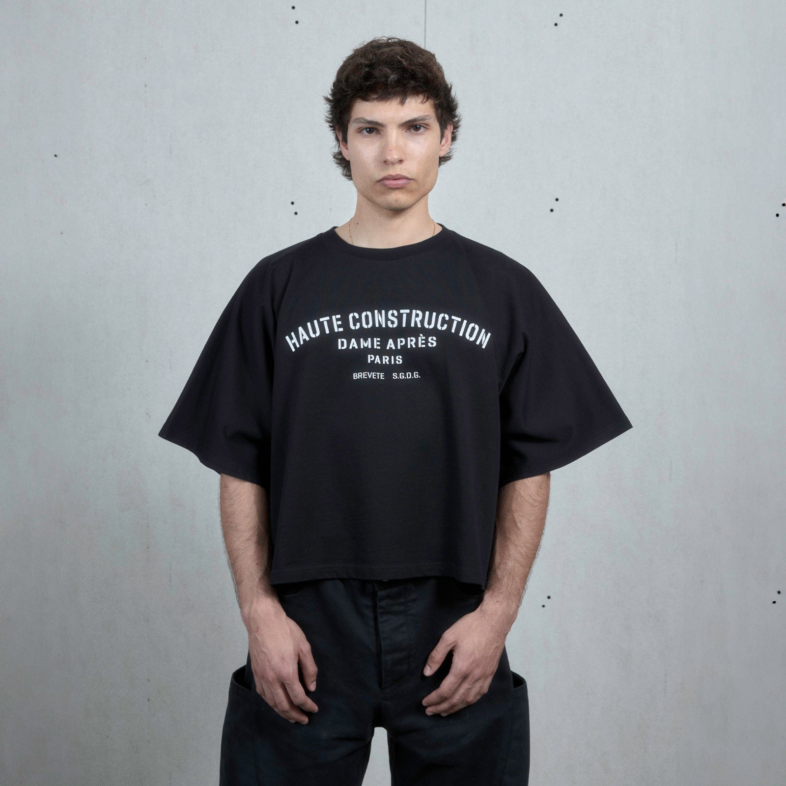 HAUTE CONSTRUCTION BLACK UF TSHIRT
