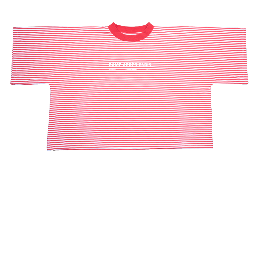 RED STRIPES UNIFORM TSHIRT