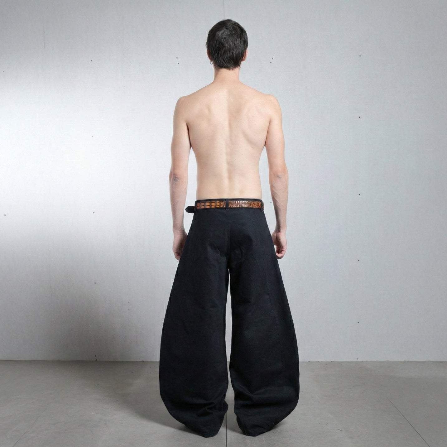 BLACK DENIM C-PANT