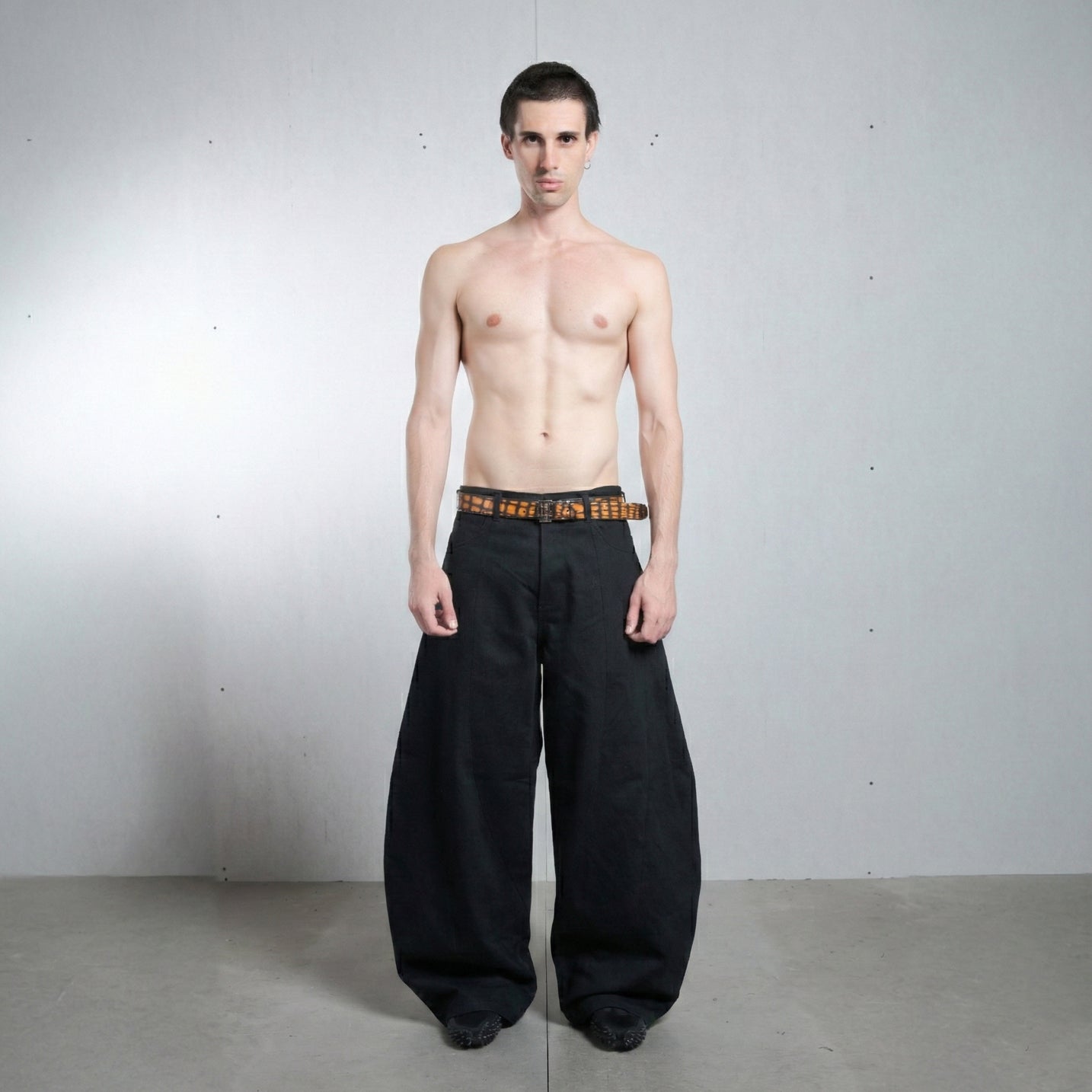 BLACK DENIM C-PANT