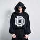 BLACK MONOGRAM ZIPPER
