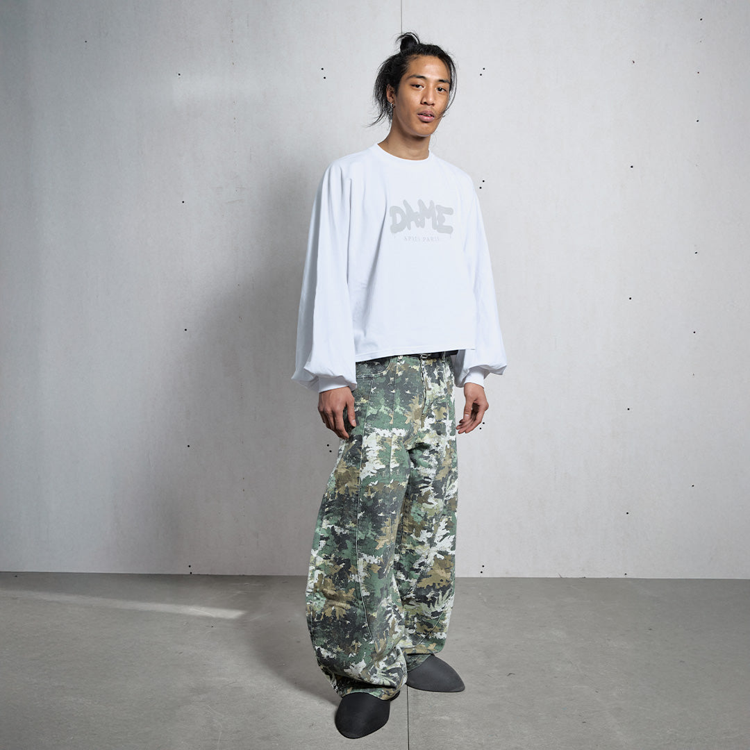 WHITE UNIFORM LS TSHIRT