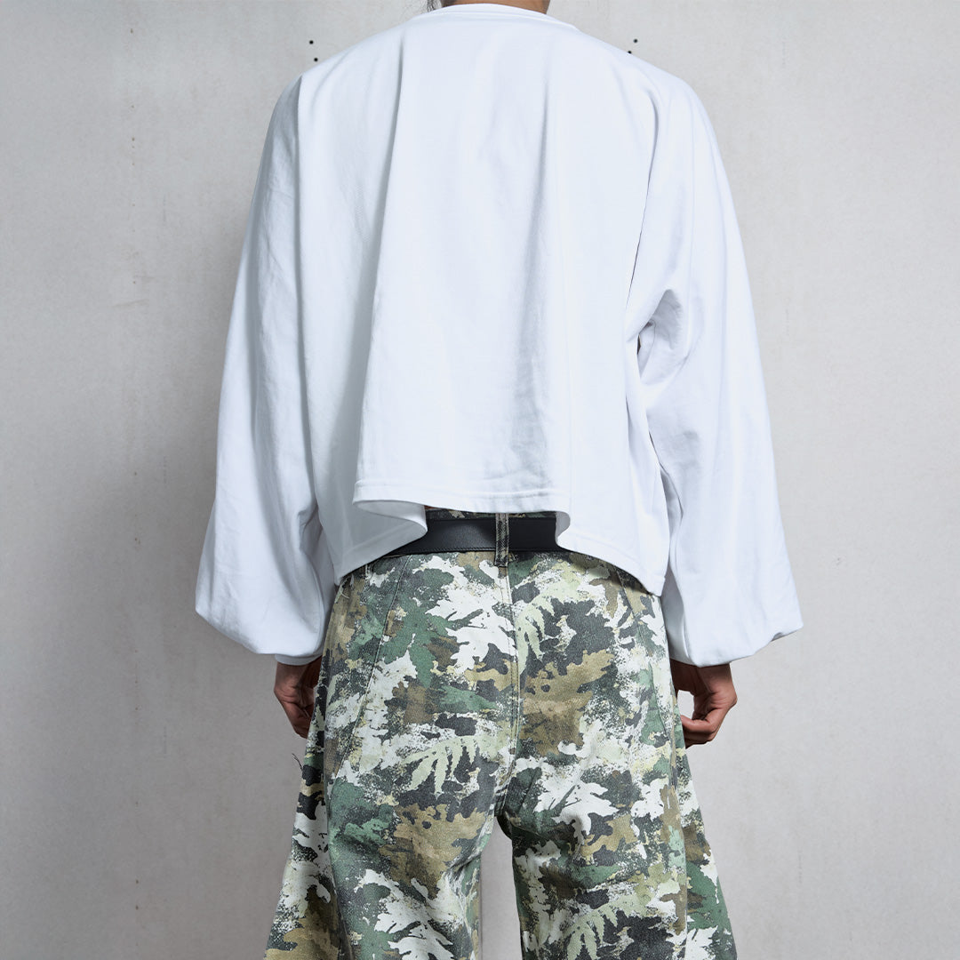 WHITE UNIFORM LS TSHIRT