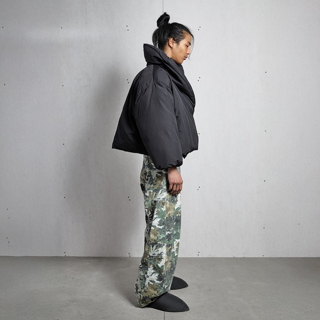 BLACK COCOON PUFFER