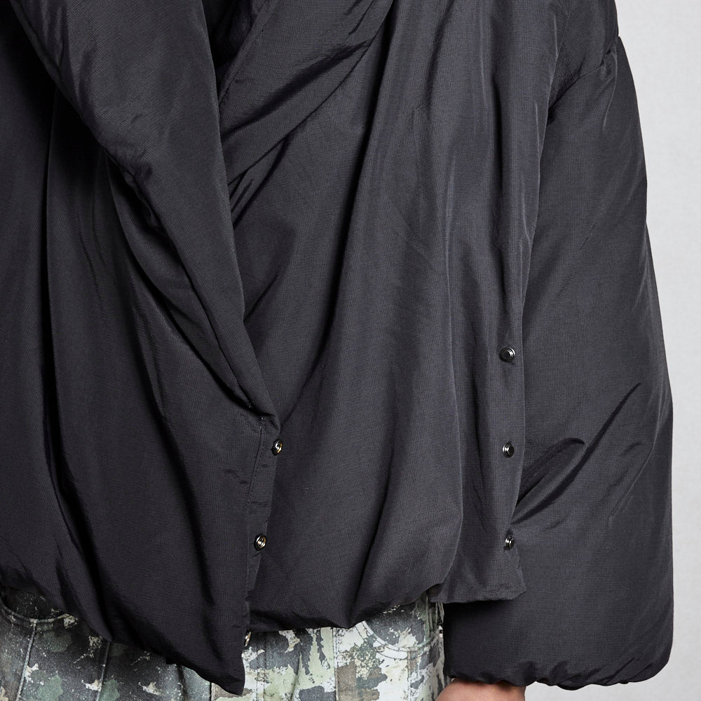 BLACK COCOON PUFFER