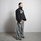 GRAY TRIPLE PLEAT PANT