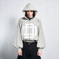 GREY MONOGRAM ZIPPER