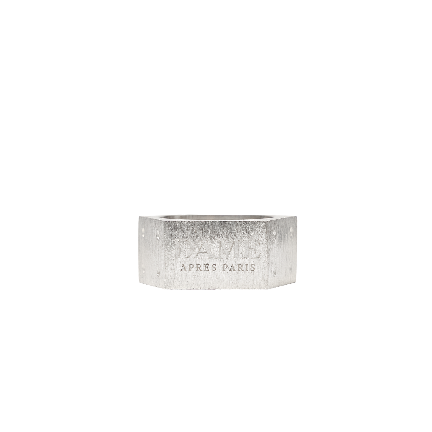 BETON BRUT SILVER RING