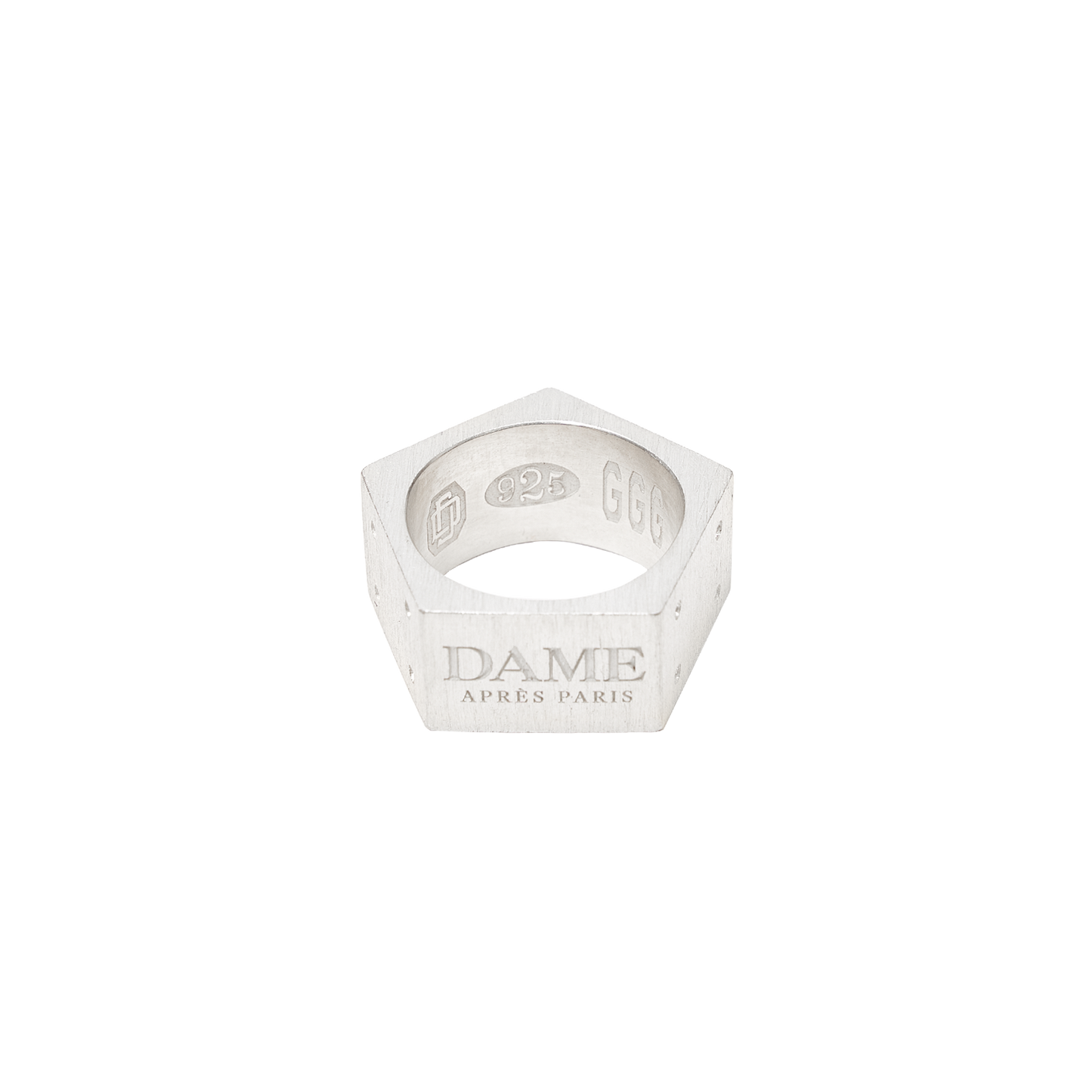 BETON BRUT SILVER RING