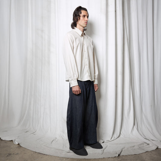 WHITE STRIPES TAILOR SHIRT